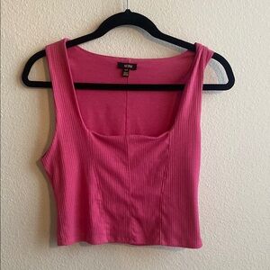AFRM Pink Ribbed Women's Top